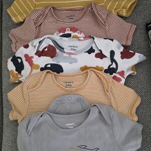Carter's Baby Bodysuit Set - Stripes and Prints